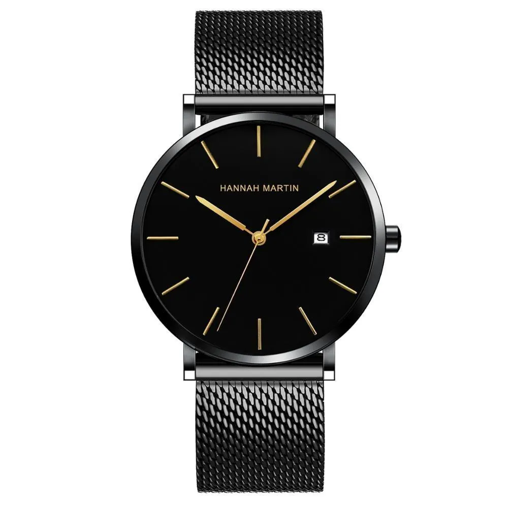 Albert Nero Classic Men Watch With Milanese Strap