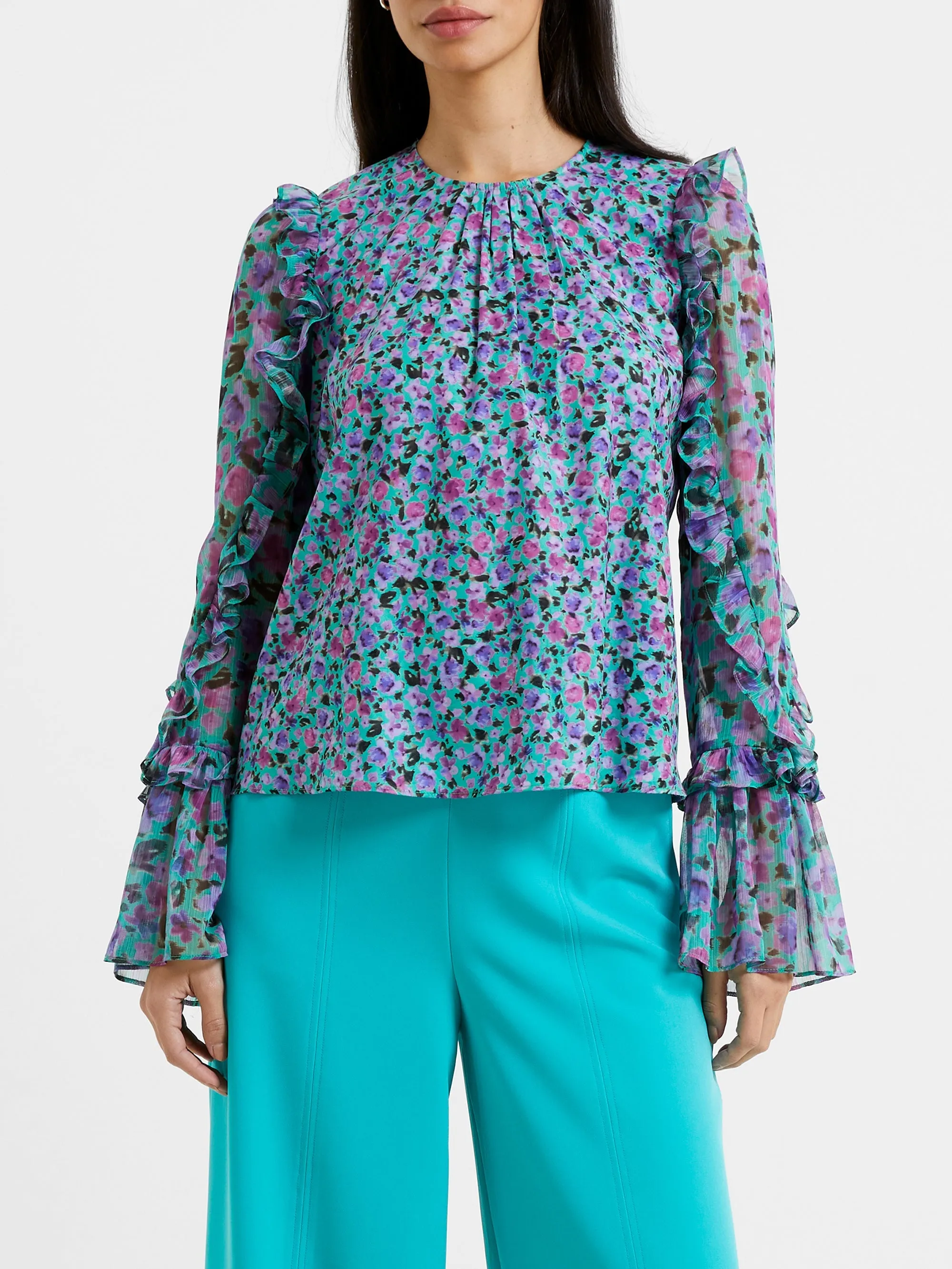 Alezzia Ely Jacquard Mix Top