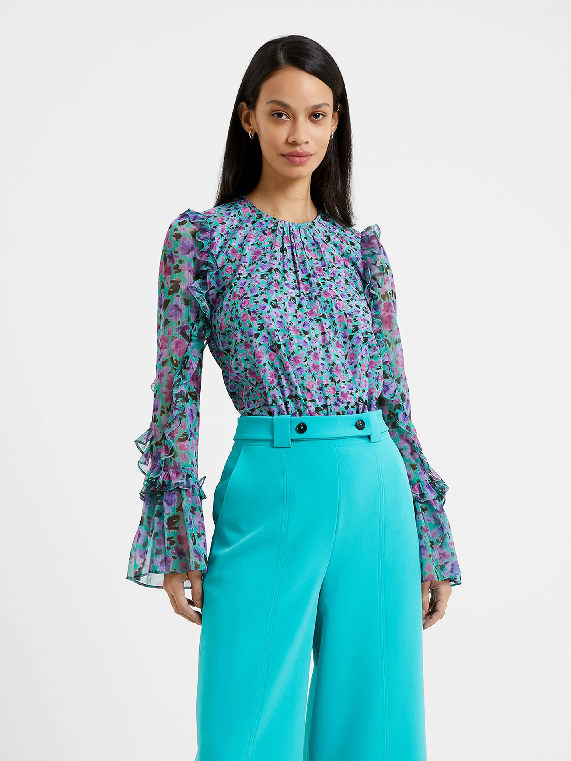 Alezzia Ely Jacquard Mix Top