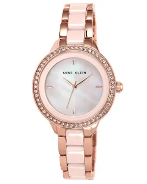 Anne Klein Analog Pink Dial Women's Watch-AK1418RGLPJ