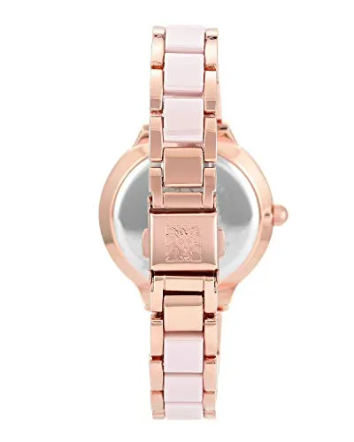 Anne Klein Analog Pink Dial Women's Watch-AK1418RGLPJ