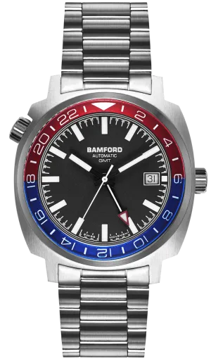 BAM Watch GMT Steel Red Blue Nightowl