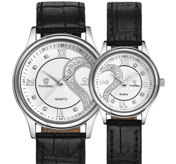 Belt Watch Couple Pair