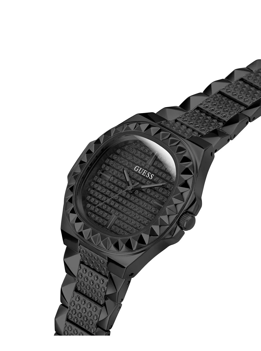 Black Studded Rebel Watch