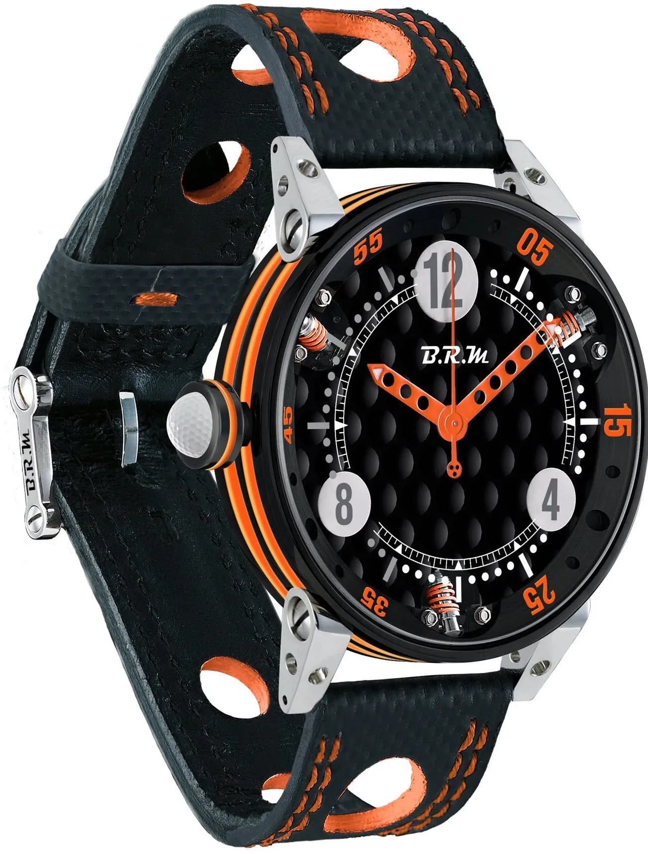 BM Watch Golf Master Mens Mens ORSange Hands