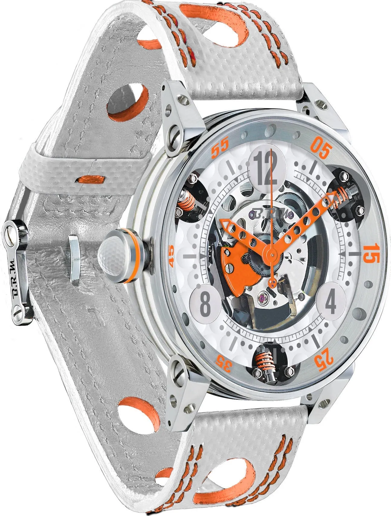 BM Watch Golf Master Mens ORSange Hands