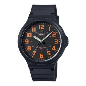 Casio Standard MW-240-4BVDF  Black Resin Strap Unisex Watch