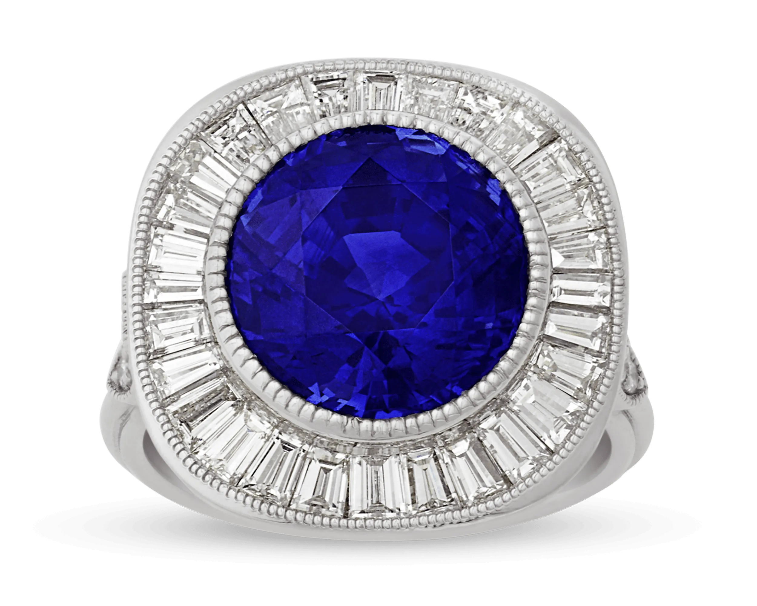 Ceylon Sapphire Ring, 7.10 Carats