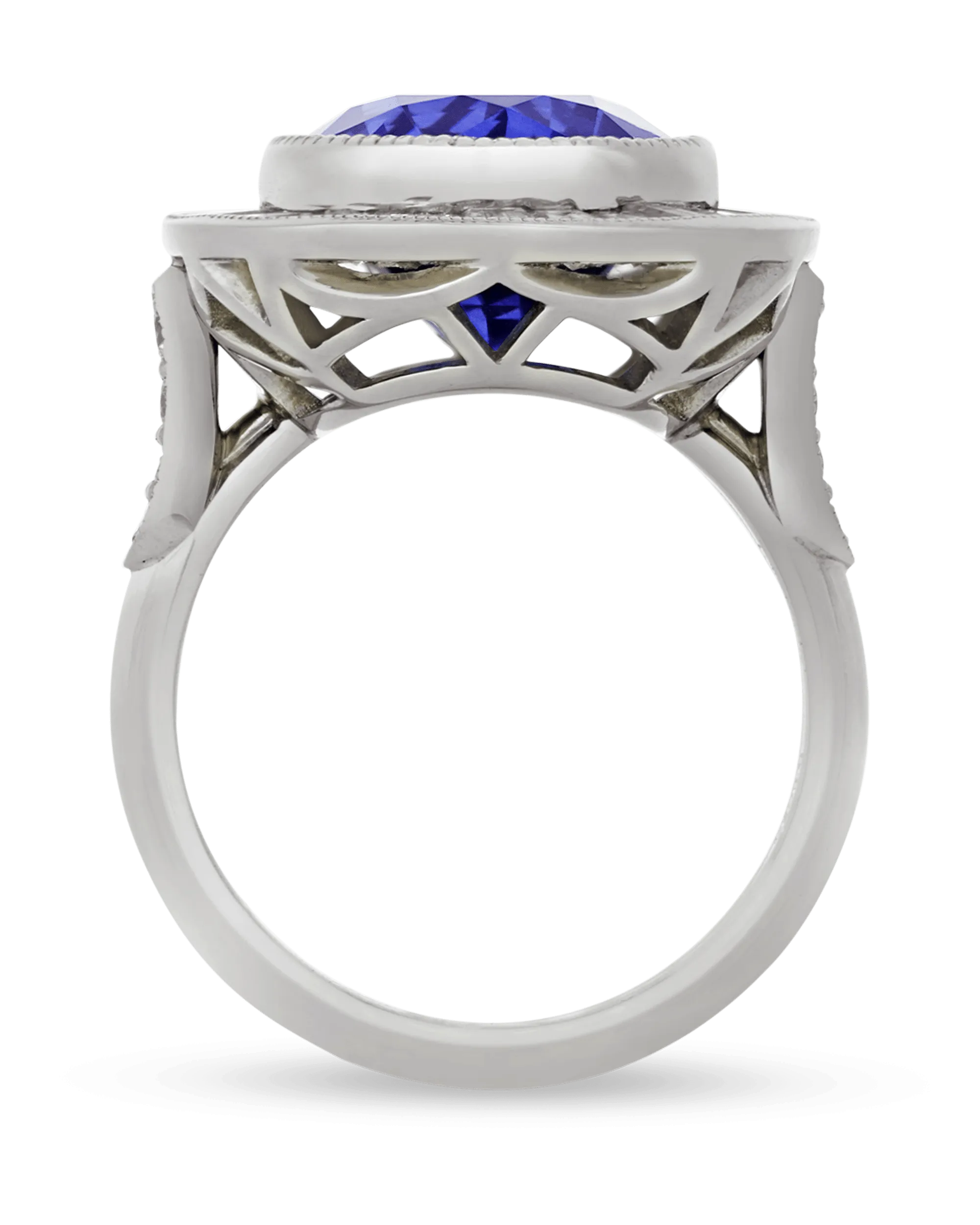 Ceylon Sapphire Ring, 7.10 Carats