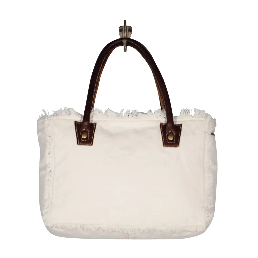 Charming White Small & Crossbody  Bag