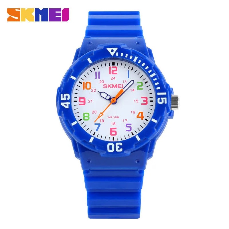 Children Watch Fashion Skmei 1043 Brand Watches Quartz Wristwatches Waterproof Jelly Kids Clock boys girls Students Wristwatch