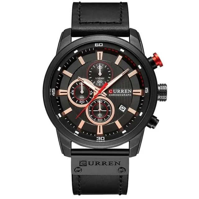 Chronograph Quartz Men's Watch - Sports Military Wristwatches