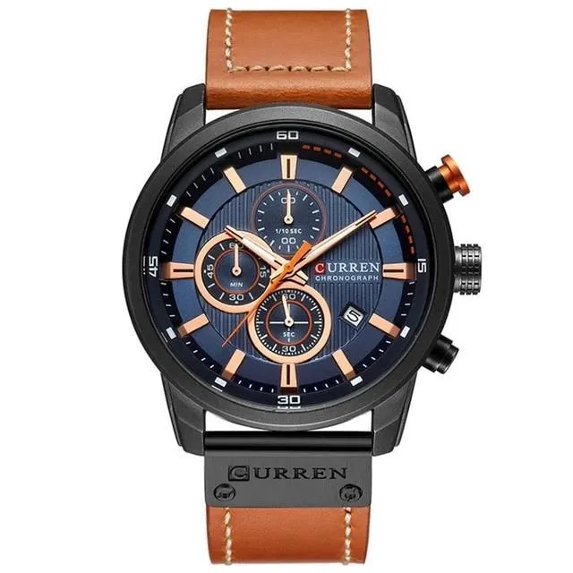 Chronograph Quartz Men's Watch - Sports Military Wristwatches