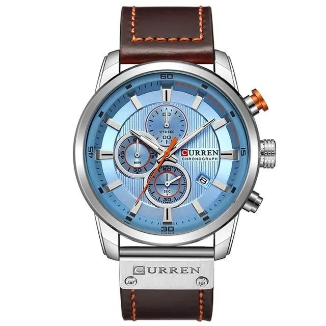 Chronograph Quartz Men's Watch - Sports Military Wristwatches