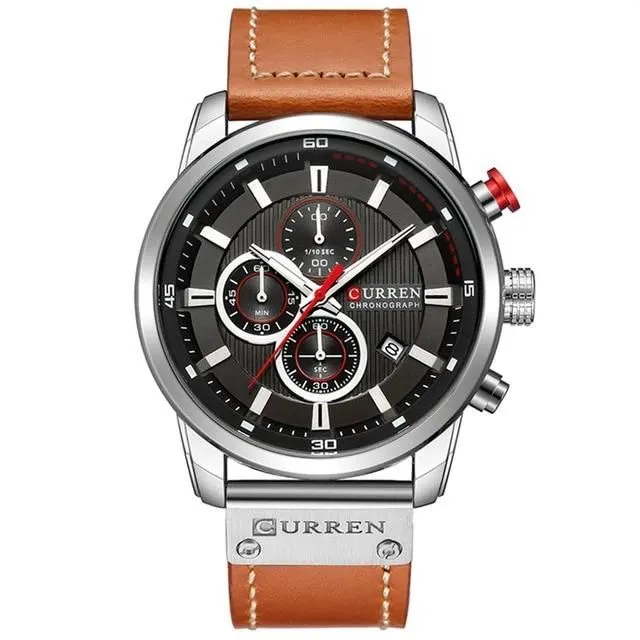 Chronograph Quartz Men's Watch - Sports Military Wristwatches