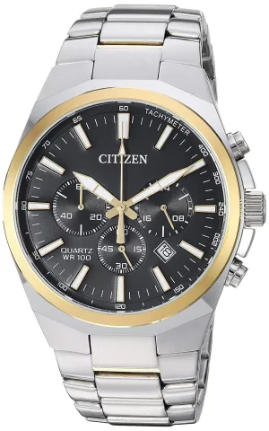 Citizen Chronograph Quartz Black Dial Men's Watch AN8174-58E