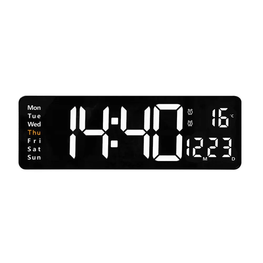 CRONY 6626 Electronic Clock Living Room Wall-Mounted Large Screen Display LED Digital Clock