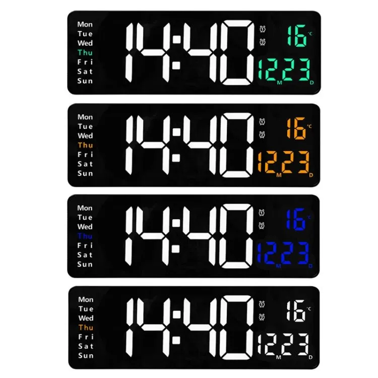 CRONY 6626 Electronic Clock Living Room Wall-Mounted Large Screen Display LED Digital Clock