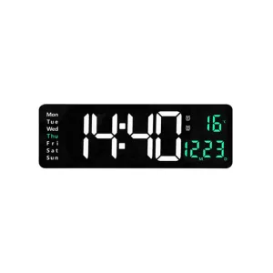 CRONY 6626 Electronic Clock Living Room Wall-Mounted Large Screen Display LED Digital Clock