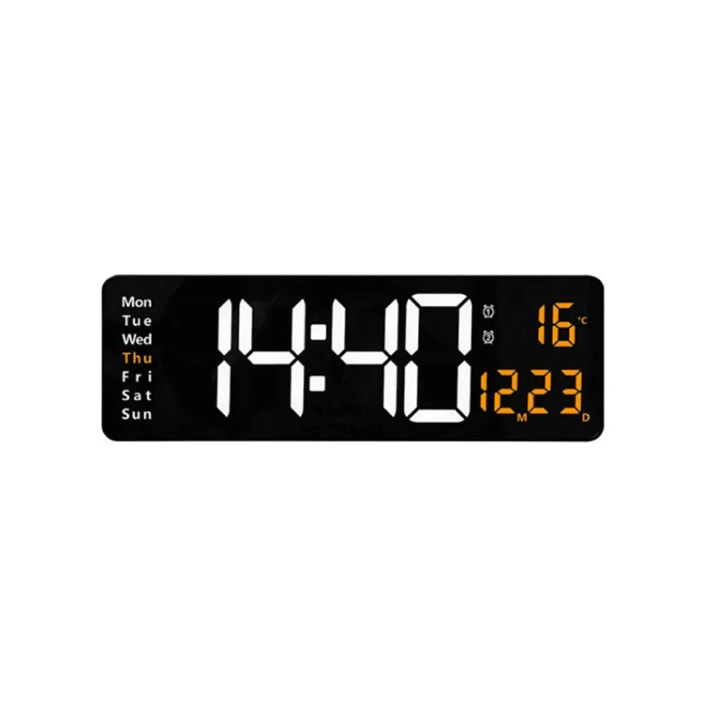 CRONY 6626 Electronic Clock Living Room Wall-Mounted Large Screen Display LED Digital Clock