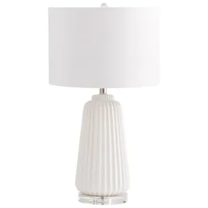 Cyan Design 07743 Delphine Table Lamp - White