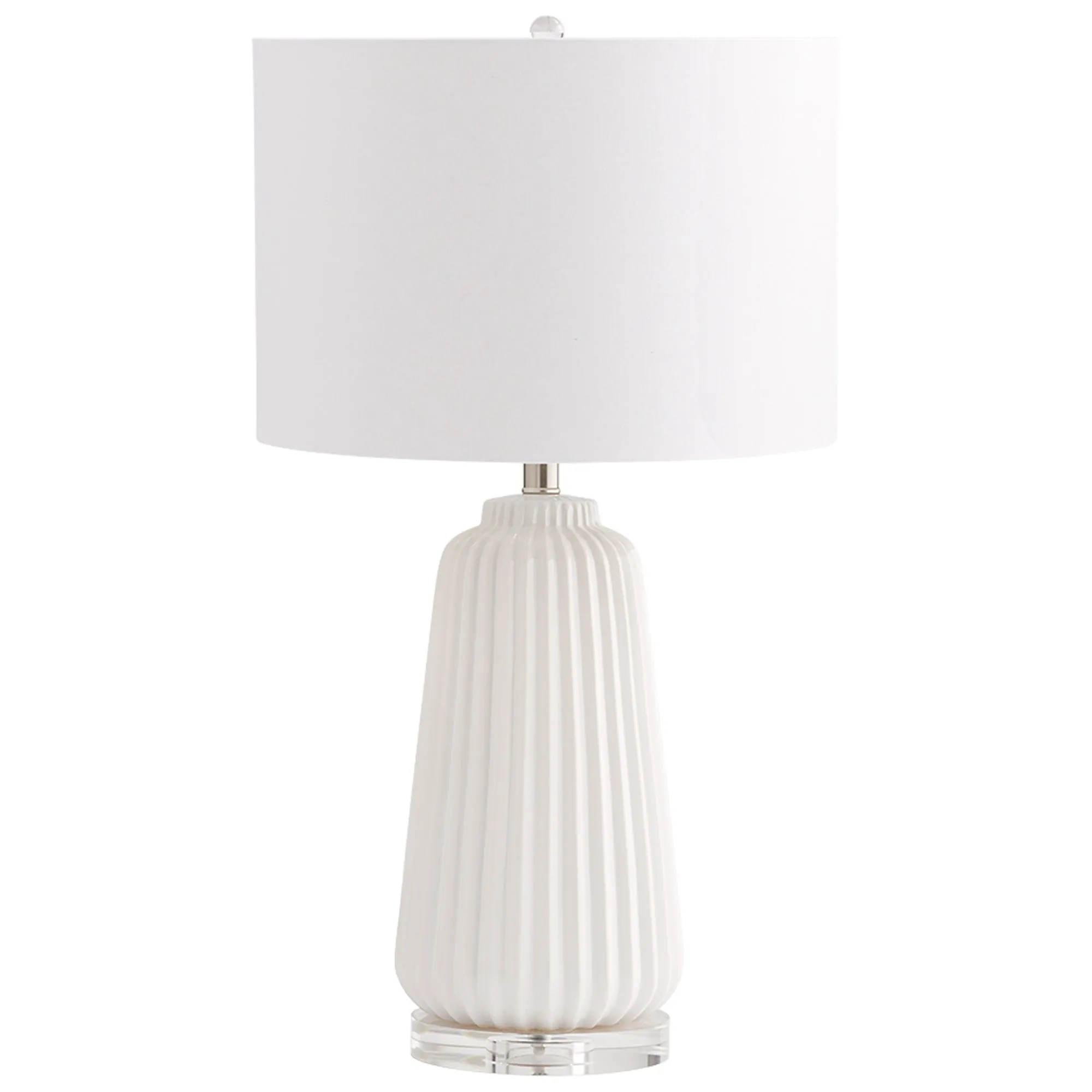 Cyan Design 07743 Delphine Table Lamp - White