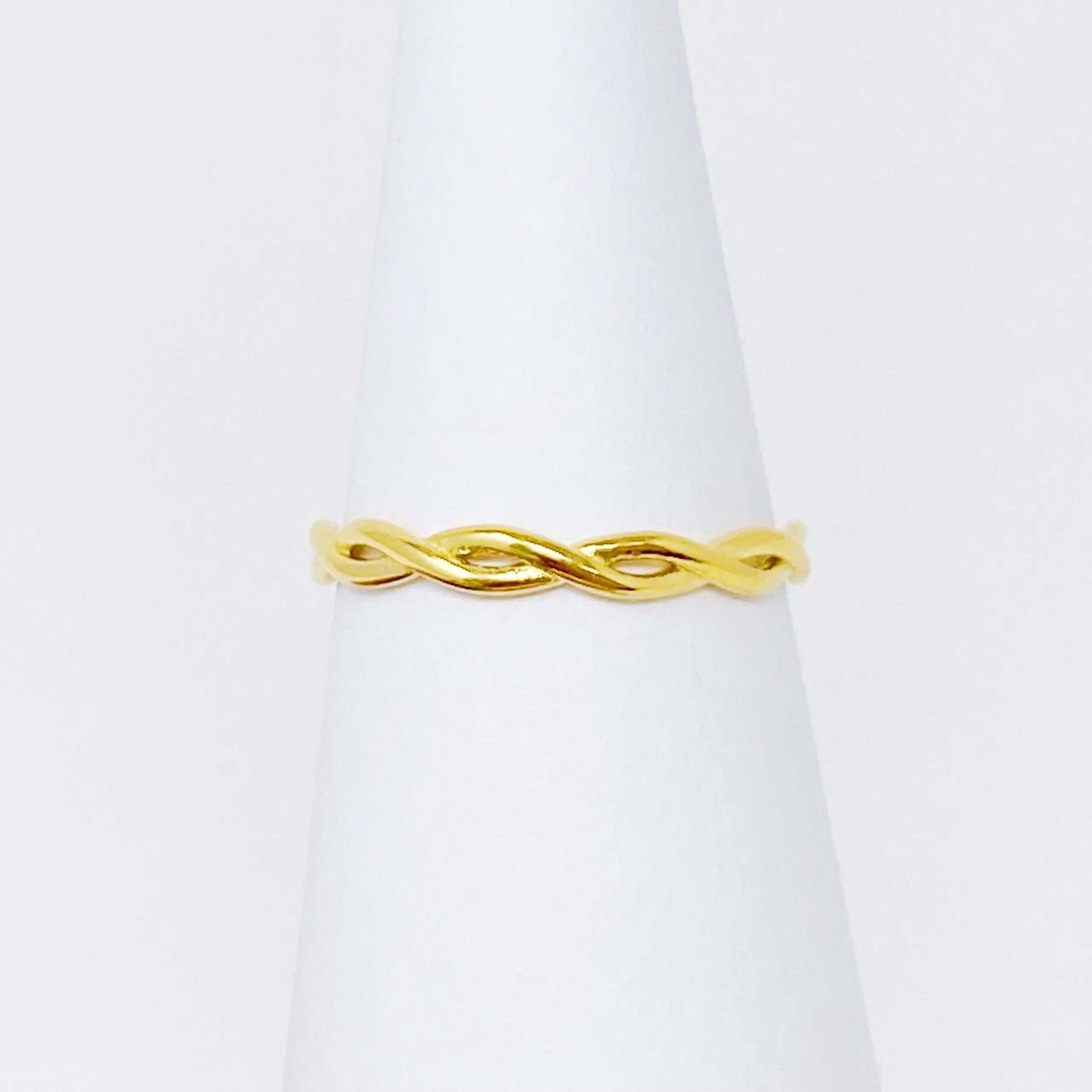 Dainty Twisted Rope Ring by Ellisonyoung.com