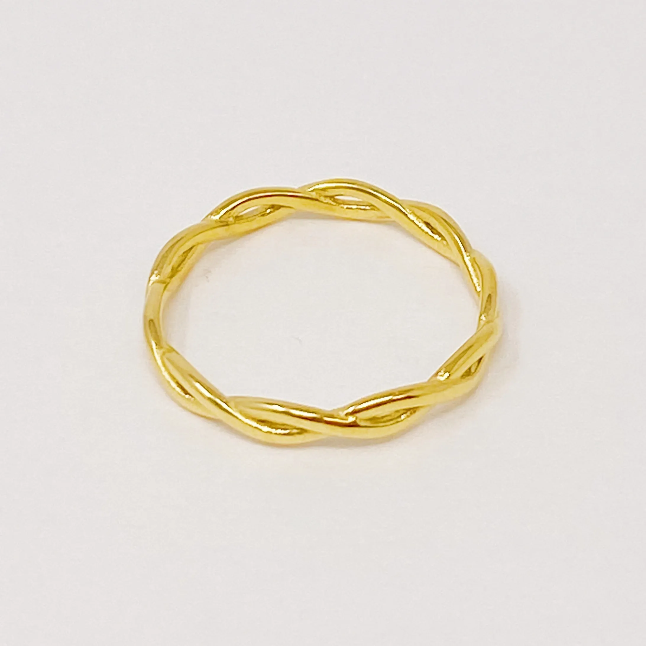 Dainty Twisted Rope Ring by Ellisonyoung.com