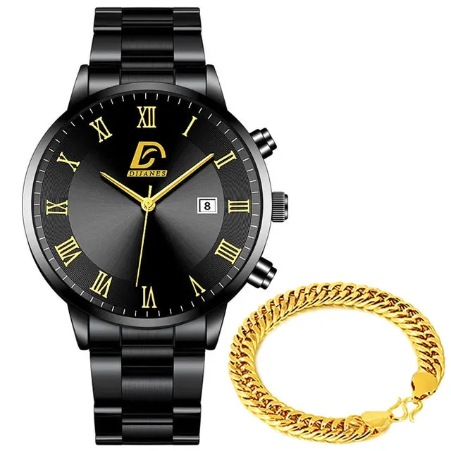 DIJANES®  Modern Sophisticated Watch   Free Bracelet