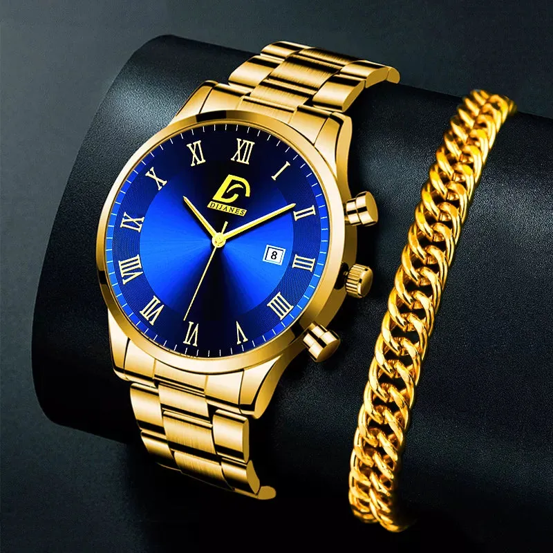 DIJANES®  Modern Sophisticated Watch   Free Bracelet