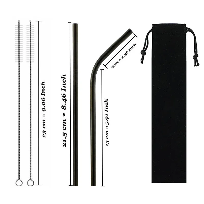 Drinking stainless steel straws