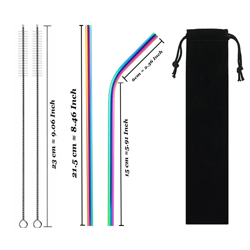 Drinking stainless steel straws