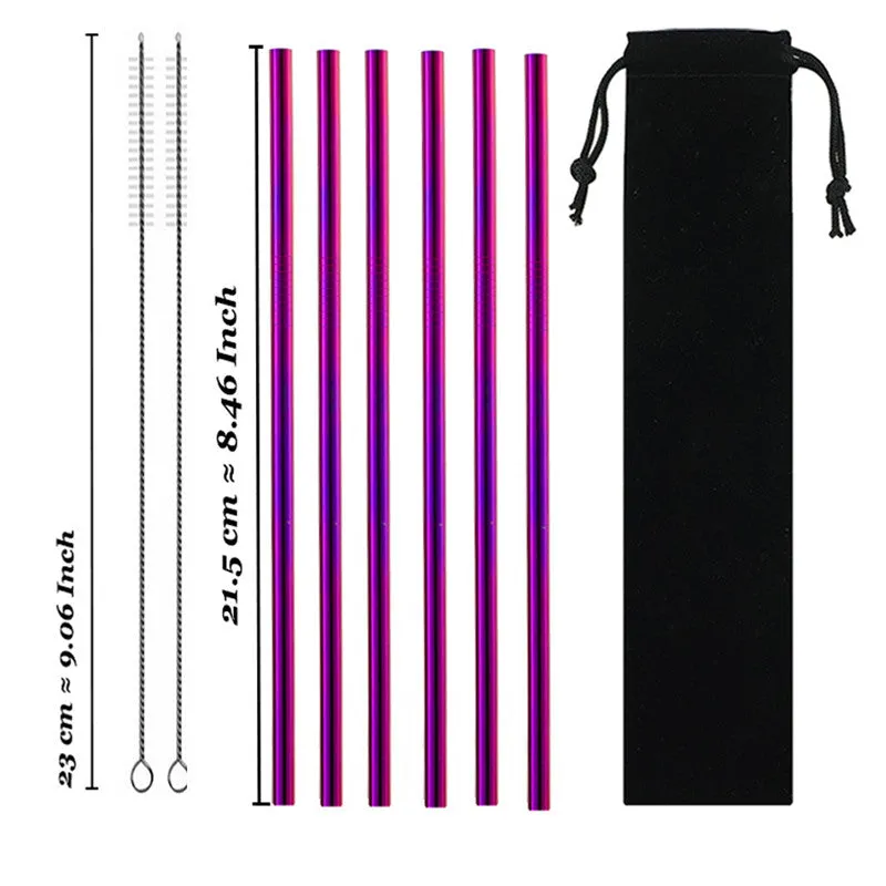 Drinking stainless steel straws