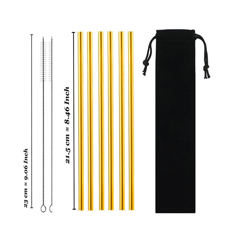 Drinking stainless steel straws