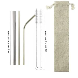 Drinking stainless steel straws