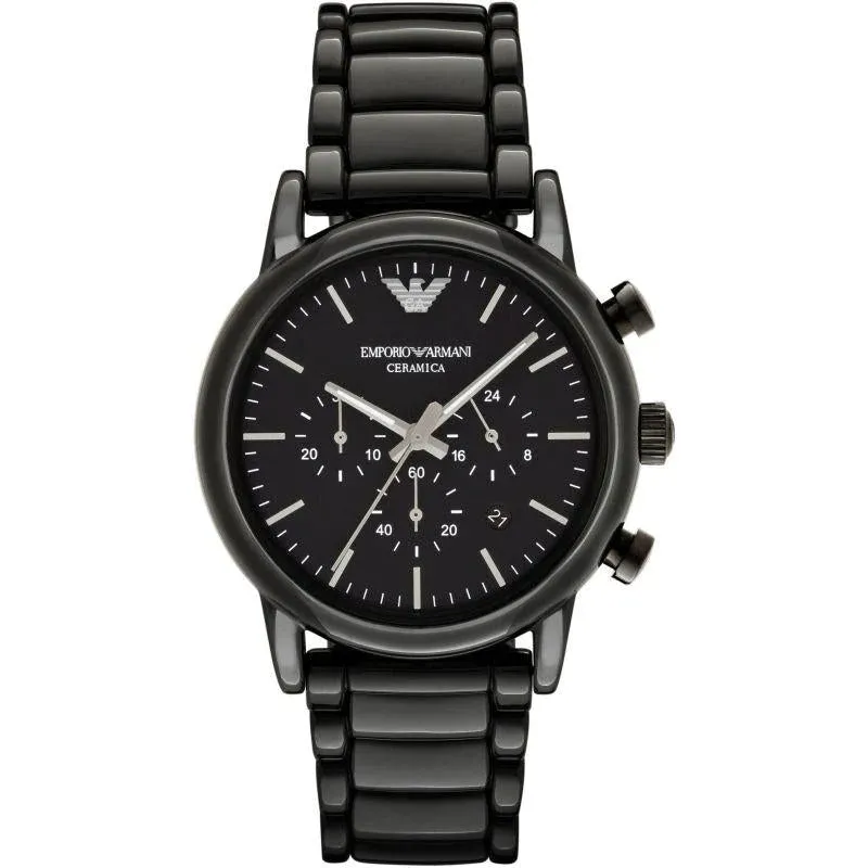 Emporio Armani AR1507 MAN's Black Chronograph Watch