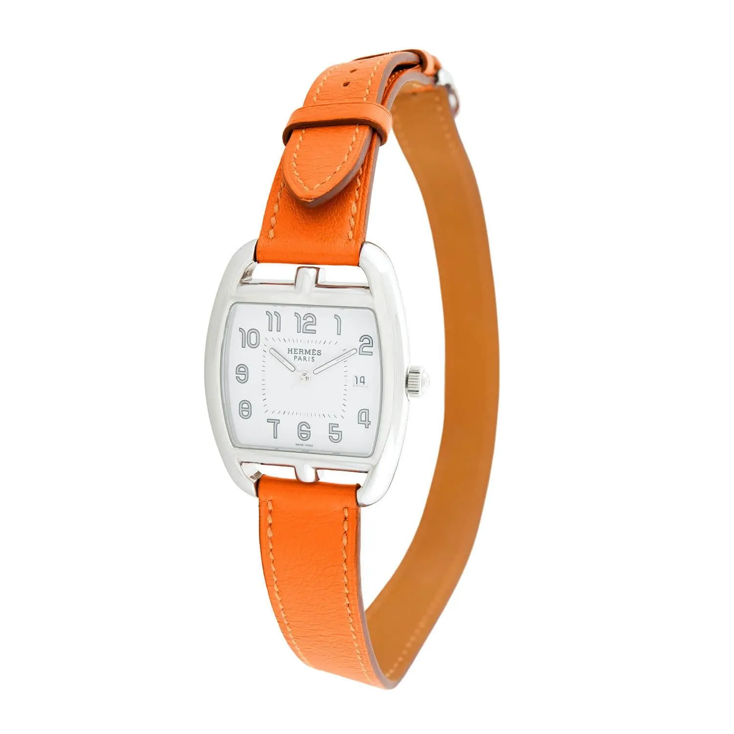 Estate Hermes Cape Cod Tonneau Wrap-Around Watch