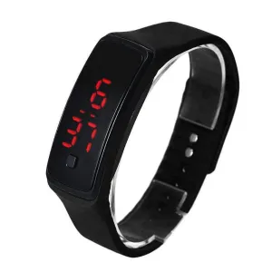 Fashion Ultra Thin Men Sports Silicone Women Relgio Bracelet Wristwatch Digital LED Digital Girl LED Sports Wrist Watch