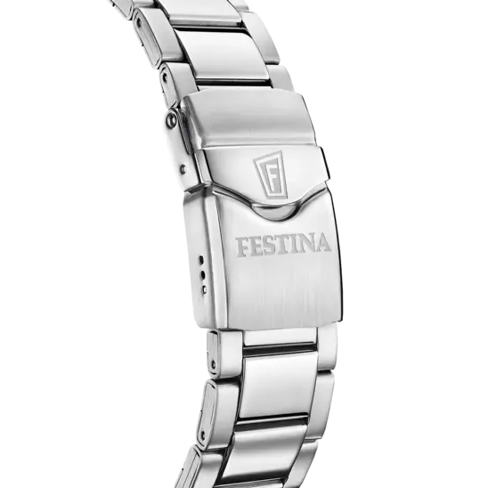 Festina Orange Dial Stainless Steel Bracelet Men's Watch F20663/4