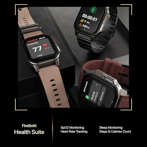 Fire-Boltt Snapp Smart Watch, Selfie Camera, 4G Nano-SIM Slot, 54.1mm AMOLED Display, Play Store- Unlimited apps, 1000mAh Battery, 2GB/4GB RAM   16GB/64GB ROM (Marlet Maroon)