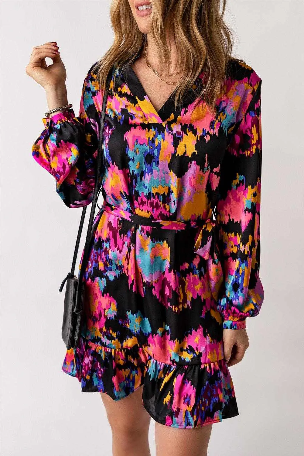 Flounce Hem Dress