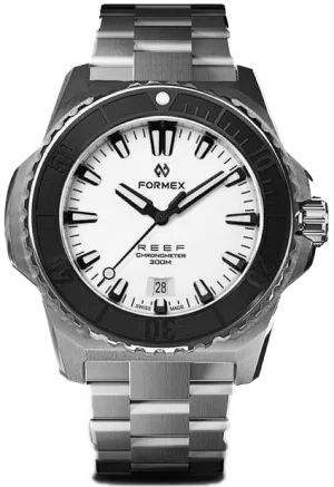 Formex REEF Automatic Chronometer 300m White Black Steel