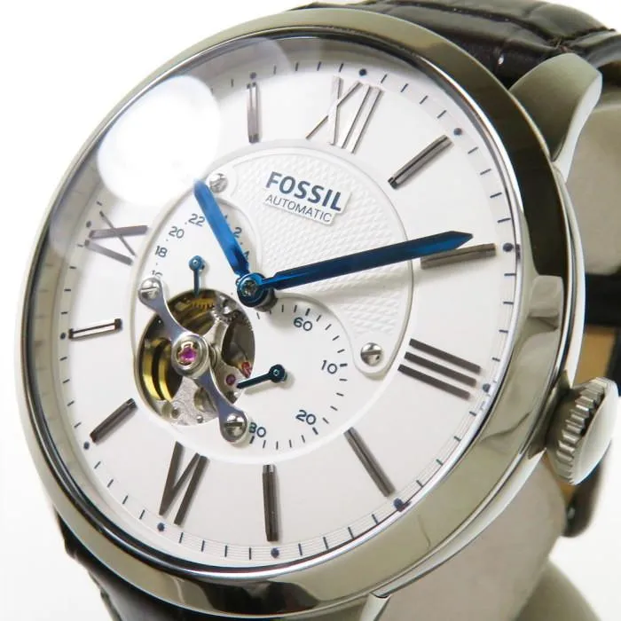 Fossil Townsman Chronograph Automatic White Dial Men's Watch ME3167