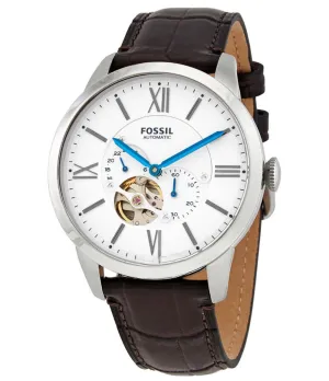 Fossil Townsman Chronograph Automatic White Dial Men's Watch ME3167