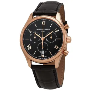 Frederique Constant Chronograph Black Dial Men's Watch FC-292MB5B4