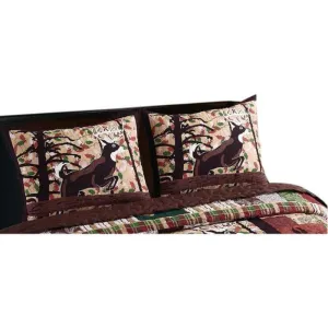 Greenland Home Fashion Whitetail Lodge Sham - Standard 20x26", Multi