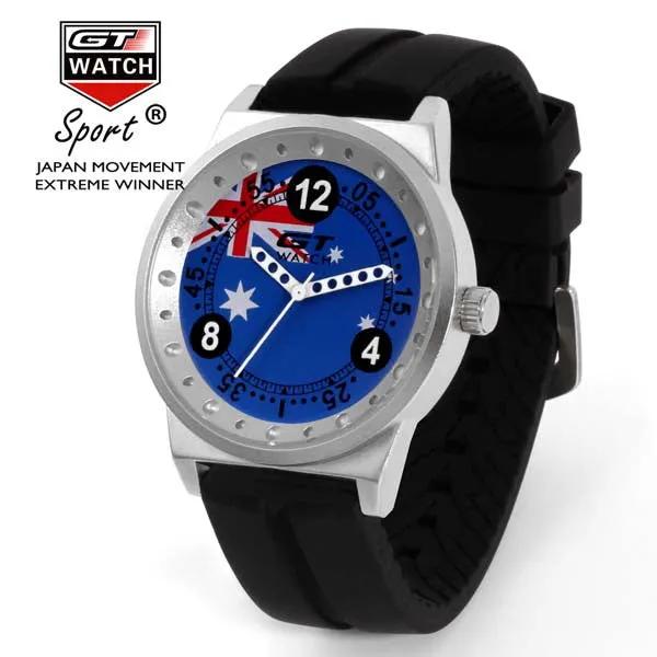 GT WATCH Union Jack Touring Car Racing Sports Men's Military Wristwatch Women Fashion British Style Campus Quartz Watch