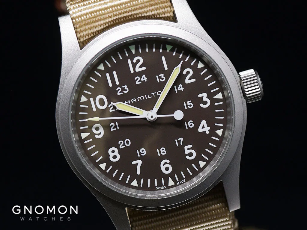 Khaki Field Mechanical Handwinding Brown 38 Ref. H69439901