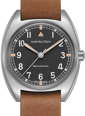 Khaki Pilot Pioneer Mechanical - Leather Ref. H76419531