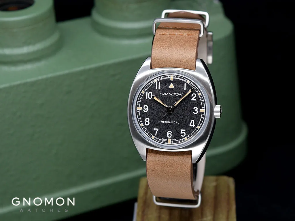 Khaki Pilot Pioneer Mechanical - Leather Ref. H76419531